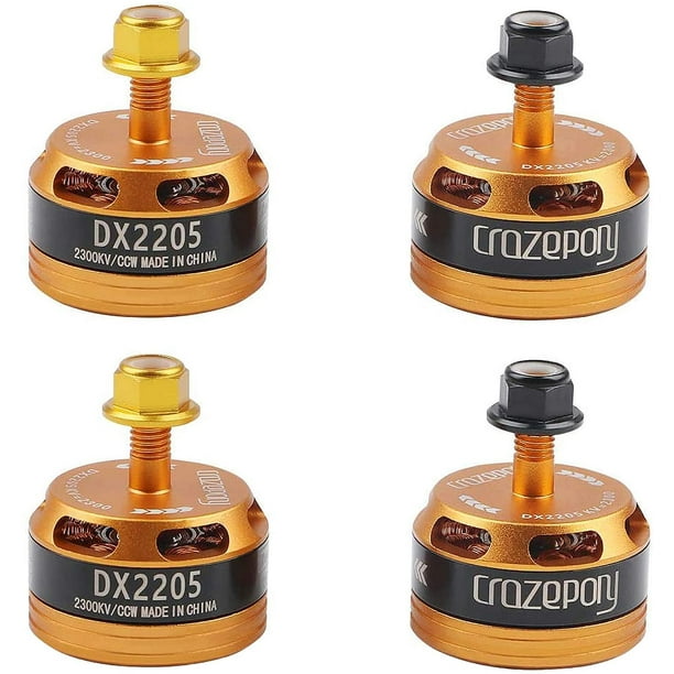 Pink Crazepony 4pcs DX2205 2300KV Brushless Motor 2CW 2CCW 2-4S Lipo for FPV Racing Drone Quadcopter QAV210 X220 QAV250 Pink Crazepony 4pcs DX2205 2300KV Brushless Motor 2CW 2CCW 2-4S Lipo for FPV Racing Drone Quadcopter QAV210 X220 QAV250